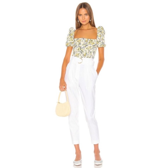 Yellow Floral Top - Picture 2 of 4